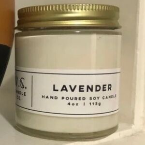 WC Candle Co Lavender hand poured candle 4 oz